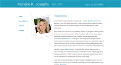 Desktop Screenshot of marlenejosephs.com